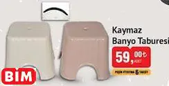 KAYMAZ BANYO TABURESİ